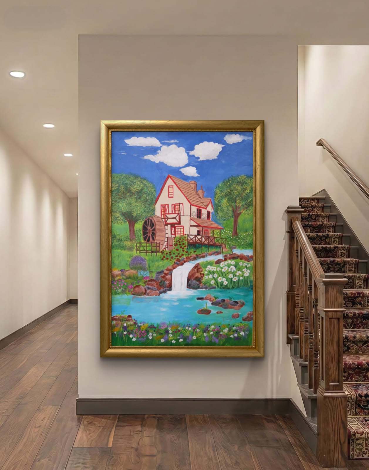 The-Old-Grist-Mill-Painting