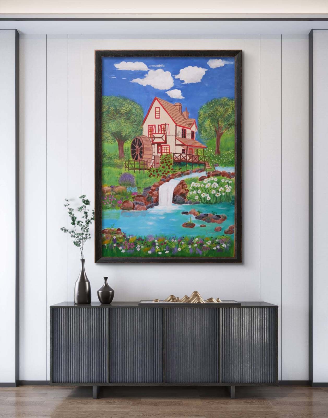 The-Old-Mill-Painting