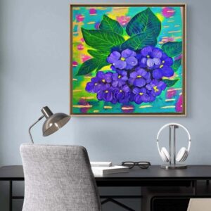 Floating-Flowers-Painting-Art-By-Syeda-Hina