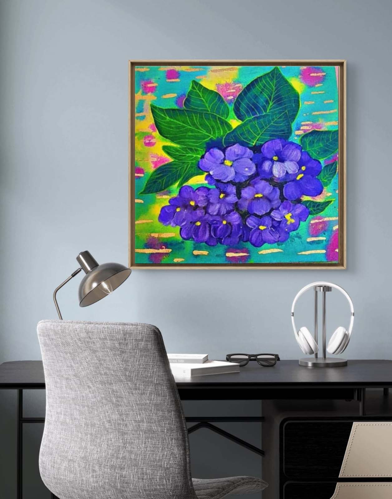 Floating-Flowers-Painting-Art-By-Syeda-Hina