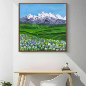 Mountain-Flower-Painting
