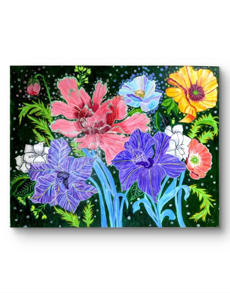 Multicolor-Flower-Painting