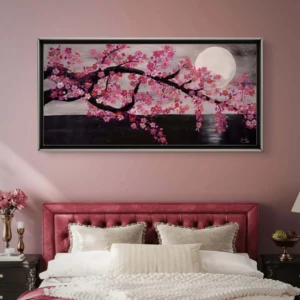 Pink-Cherry-Blossom-Tree-Painting