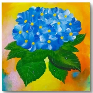 Blue-Bloom-Flower-Painting