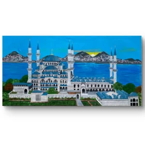 Blue-Mosque-Oil-Painting