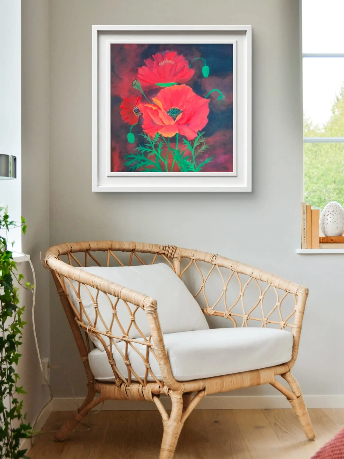 Red-Flower-Poppy-Painting