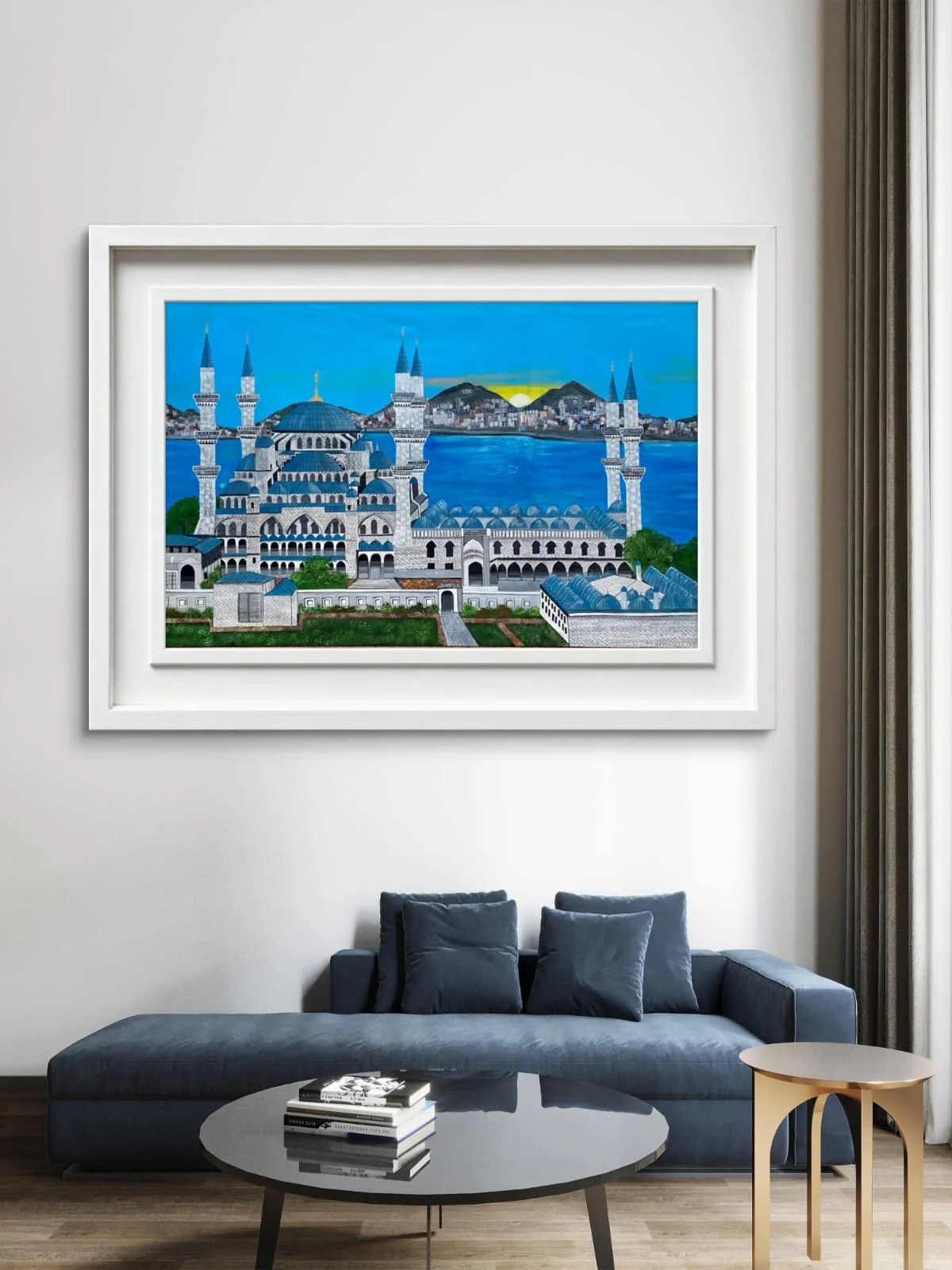 Turkey-Blue-Mosque-Painting